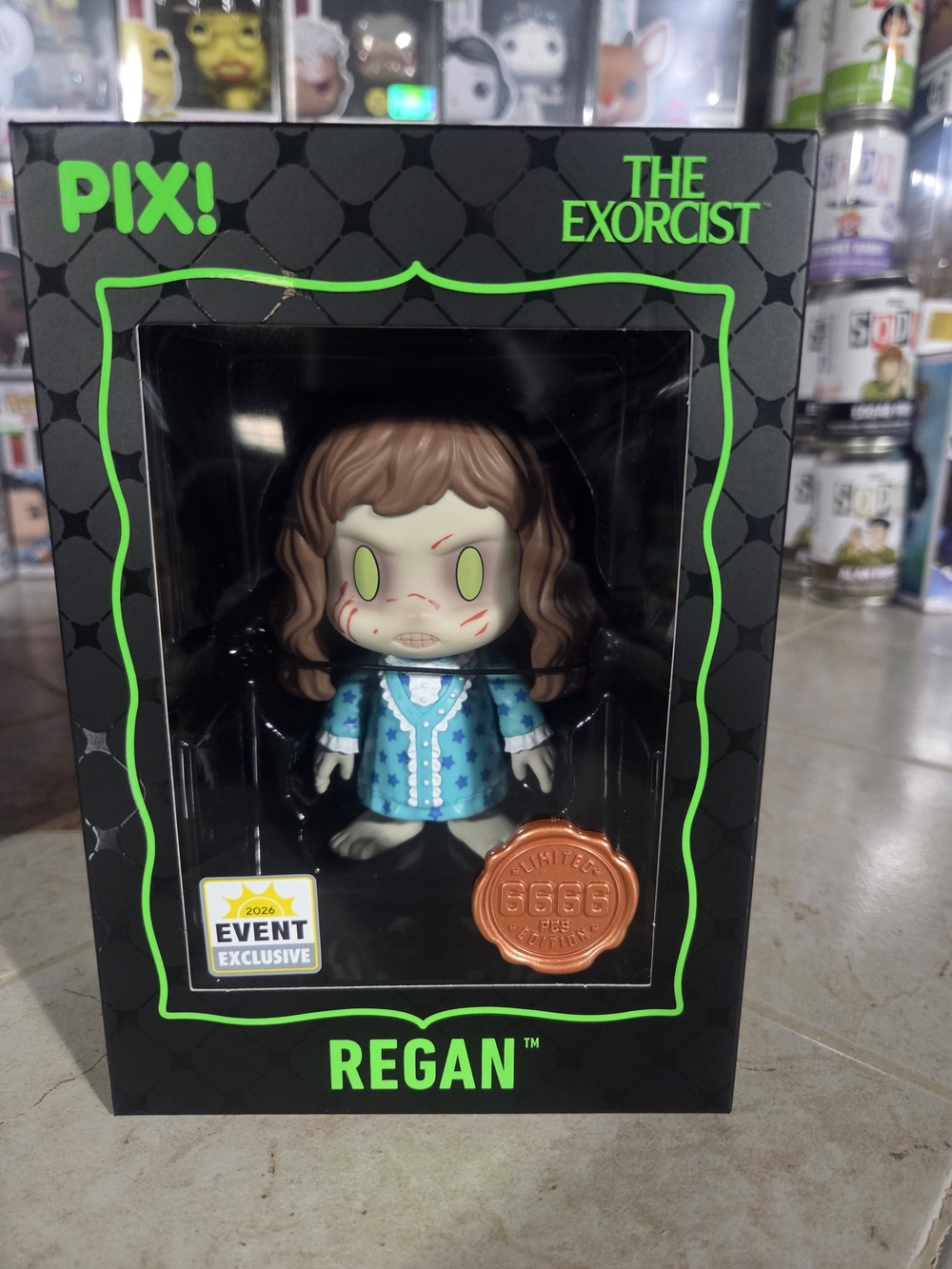 The Exorcist Regan Collectible Figure - Green Accents